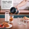 HyperChiller HC2BG Patented Iced Coffee/Beverage Cooler, NEW, IMPROVED,STRONGER AND MORE DURABLE! Ready in One Minute, Reusable for Iced Tea, Wine, Spirits, Alcohol, Juice, 12.5 Oz, Slate Blue(Stainless Steel)