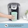 HyperChiller HC2BG Patented Iced Coffee/Beverage Cooler, NEW, IMPROVED,STRONGER AND MORE DURABLE! Ready in One Minute, Reusable for Iced Tea, Wine, Spirits, Alcohol, Juice, 12.5 Oz, Slate Blue(Mint)