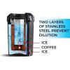 HyperChiller HC2BG Patented Iced Coffee/Beverage Cooler, NEW, IMPROVED,STRONGER AND MORE DURABLE! Ready in One Minute, Reusable for Iced Tea, Wine, Spirits, Alcohol, Juice, 12.5 Oz, Slate Blue(Black)