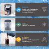 HyperChiller HC2BG Patented Iced Coffee/Beverage Cooler, NEW, IMPROVED,STRONGER AND MORE DURABLE! Ready in One Minute, Reusable for Iced Tea, Wine, Spirits, Alcohol, Juice, 12.5 Oz, Slate Blue(Slate Blue)