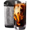 HyperChiller HC2BG Patented Iced Coffee/Beverage Cooler, NEW, IMPROVED,STRONGER AND MORE DURABLE! Ready in One Minute, Reusable for Iced Tea, Wine, Spirits, Alcohol, Juice, 12.5 Oz, Slate Blue(Black)