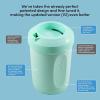 HyperChiller HC2BG Patented Iced Coffee/Beverage Cooler, NEW, IMPROVED,STRONGER AND MORE DURABLE! Ready in One Minute, Reusable for Iced Tea, Wine, Spirits, Alcohol, Juice, 12.5 Oz, Slate Blue(Mint)