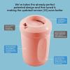 HyperChiller HC2BG Patented Iced Coffee/Beverage Cooler, NEW, IMPROVED,STRONGER AND MORE DURABLE! Ready in One Minute, Reusable for Iced Tea, Wine, Spirits, Alcohol, Juice, 12.5 Oz, Slate Blue(Rose Gold)