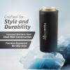 HyperChiller HC2CB Patented Iced Coffee/Beverage Cooler, NEW, IMPROVED,STRONGER AND MORE DURABLE! Ready in One Minute, Reusable for Iced Tea, Wine, Spirits, Alcohol, Juice, 12.5 Oz, Charcoal Black(Black)