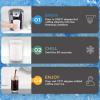 HyperChiller HC2CB Patented Iced Coffee/Beverage Cooler, NEW, IMPROVED,STRONGER AND MORE DURABLE! Ready in One Minute, Reusable for Iced Tea, Wine, Spirits, Alcohol, Juice, 12.5 Oz, Charcoal Black(White)