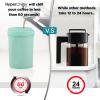 HyperChiller HC2CB Patented Iced Coffee/Beverage Cooler, NEW, IMPROVED,STRONGER AND MORE DURABLE! Ready in One Minute, Reusable for Iced Tea, Wine, Spirits, Alcohol, Juice, 12.5 Oz, Charcoal Black(Mint)