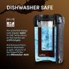 HyperChiller HC2M# Patented Iced Coffee/Beverage Cooler, NEW, IMPROVED,STRONGER AND MORE DURABLE! Ready in One Minute, Reusable for Iced Tea, Wine, Spirits, Alcohol, Juice, 12.5 Oz, Spearmint(Black)