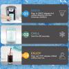 HyperChiller HC2M# Patented Iced Coffee/Beverage Cooler, NEW, IMPROVED,STRONGER AND MORE DURABLE! Ready in One Minute, Reusable for Iced Tea, Wine, Spirits, Alcohol, Juice, 12.5 Oz, Spearmint(Aqua Sky)