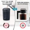 HyperChiller HC2M# Patented Iced Coffee/Beverage Cooler, NEW, IMPROVED,STRONGER AND MORE DURABLE! Ready in One Minute, Reusable for Iced Tea, Wine, Spirits, Alcohol, Juice, 12.5 Oz, Spearmint(Black)
