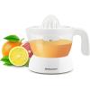 Elite Gourmet ETS740 BPA-Free 40-Watt Electric Citrus Juicer with 2 Cones, Compact, Large Volume, Pulp Control, Oranges, Lemons, Limes, Grapefruits with Easy Pour Spout, 1.2L, Black/Stainless Steel(16 ounce)