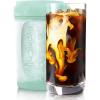 HyperChiller HC2BG Patented Iced Coffee/Beverage Cooler, NEW, IMPROVED,STRONGER AND MORE DURABLE! Ready in One Minute, Reusable for Iced Tea, Wine, Spirits, Alcohol, Juice, 12.5 Oz, Slate Blue(Mint)