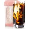 HyperChiller HC2BG Patented Iced Coffee/Beverage Cooler, NEW, IMPROVED,STRONGER AND MORE DURABLE! Ready in One Minute, Reusable for Iced Tea, Wine, Spirits, Alcohol, Juice, 12.5 Oz, Slate Blue(Rose Gold)