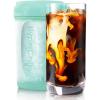 HyperChiller HC2CB Patented Iced Coffee/Beverage Cooler, NEW, IMPROVED,STRONGER AND MORE DURABLE! Ready in One Minute, Reusable for Iced Tea, Wine, Spirits, Alcohol, Juice, 12.5 Oz, Charcoal Black(Mint)