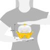 Elite Gourmet EGC1405M 2-Tiered Rapid Egg Cooker, 5-Egg Poacher, Omelets, Soft, Medium, Hard-Boiled Eggs with Auto Shut-Off and Buzzer, BPA Free, 14 eggs, Mint(Yellow)