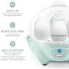 Elite Gourmet EGC700DKG# Rapid Egg Cooker, 7 Easy-To-Peel, Hard, Medium, Soft Boiled Eggs, Poacher, Omelet Maker, Auto Shut-Off, Alarm, 16-Recipe Booklet, BPA-Free, Shadow(Seafoam)