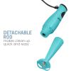 Elite Gourmet EHB2425B Electric Immersion, Mixer, Chopper, 1-Touch Control Hand Blender, 150 Watts, Black(Aqua)