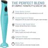 Elite Gourmet EHB2425B Electric Immersion, Mixer, Chopper, 1-Touch Control Hand Blender, 150 Watts, Black(Aqua)