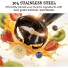 Elite Gourmet EHB2425B Electric Immersion, Mixer, Chopper, 1-Touch Control Hand Blender, 150 Watts, Black(Black)