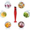 Elite Gourmet EHB2425B Electric Immersion, Mixer, Chopper, 1-Touch Control Hand Blender, 150 Watts, Black(Red)