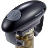 Elite Gourmet EJO800 High Power Torque Automatic Battery Operated Electric Jar Opener, One-Touch Electric Operation, Easily Remove Most-Size Lids with Auto-Size Guides, Black/Gray(Black/Gray)