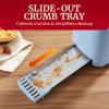 Elite Gourmet ECT2517OX SLIMTOAST™ 2-Slice, Long Slot Toaster, Cool-touch Body, 6 Toast Settings & Cancel Function, Extra Wide 1.5” Slot Easily Fits Bread, English Muffins, Bagels & Waffle, Ocean Blue(Ocean Blue)