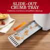 Elite Gourmet ECT2517OX SLIMTOAST™ 2-Slice, Long Slot Toaster, Cool-touch Body, 6 Toast Settings & Cancel Function, Extra Wide 1.5” Slot Easily Fits Bread, English Muffins, Bagels & Waffle, Ocean Blue(Cremello)
