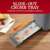 Elite Gourmet ECT2517OX SLIMTOAST™ 2-Slice, Long Slot Toaster, Cool-touch Body, 6 Toast Settings & Cancel Function, Extra Wide 1.5” Slot Easily Fits Bread, English Muffins, Bagels & Waffle, Ocean Blue(Grey)